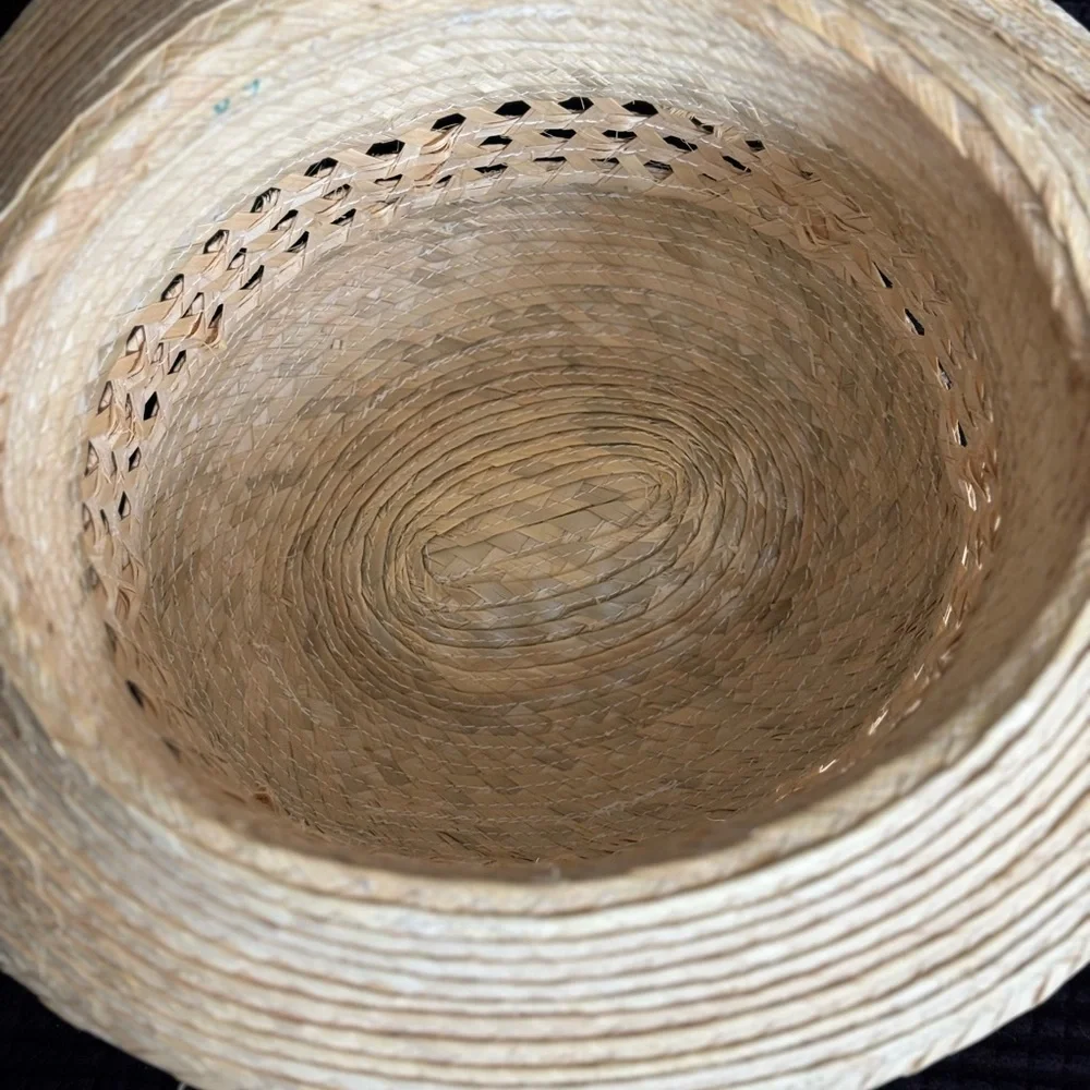 Men's Natural Straw Hat with Black Band